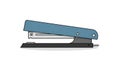 Blue Stapler Illustration on White Background Royalty Free Stock Photo
