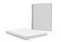 Minimalist spiral notebook and blank paper Royalty Free Stock Photo