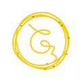 Initial G in Circle Noodle logo