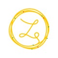 Initial Z in Circle Noodle logo