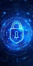 Simple and clear cybersecurity image.