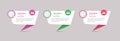 Simple client feedback card with avatar and rating star on abstract message bubble shape