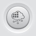 Simple Cloud Services Vector Icon Royalty Free Stock Photo