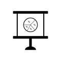Simple Collection of Data Analysis Related Vector Line Icons. Royalty Free Stock Photo