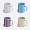 Simple Colored Mugs