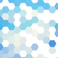 Simple colorful background consisting of hexagons. vector illustration. eps 10 Royalty Free Stock Photo