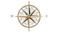 Simple Compass Rose Vector for Wayfinding and Exploration, vector design Generative AI Royalty Free Stock Photo
