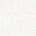 Simple confetti background. Pastel seamless pattern.