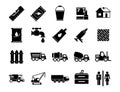 Simple construction icons set. Universal construction to use for web and mobile UI