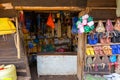 Simple convenient shop selling groceries, plastic items at Mto wa Mbu village, Arusha Region, Tanzania, East Africa