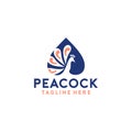 Simple and Creative Peacock Logo Collection