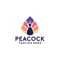 Simple and Creative Peacock Logo Collection