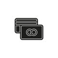 Simple Credit Card Vector Icon