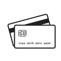 Simple credit card icon