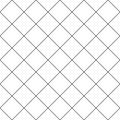 Simple cross grid paper. Cell seamless pattern. Background diagonal squared grating. Criss cross line. Geometric checkered texture Royalty Free Stock Photo