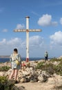 Cross for Son of God on St Paul\'s Island, Malta