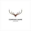 Simple cute deer logo