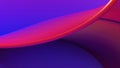 Simple cyberpunk-style lines in pink and purple Abstract, dramatic, modern, luxury and classy 3D rendering graphic design element
