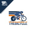 simple cyclist logo