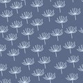 Simple dandelion repeat pattern design