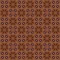 Simple dark brown color design for typical traditional Javanese batik