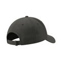 Simple dark gray baseball cap with adjustable strap Royalty Free Stock Photo