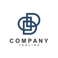 Simple DDD initials company logo Royalty Free Stock Photo