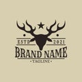 simple deer logo