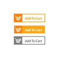 simple design of add to cart button. online shop icon material design Royalty Free Stock Photo