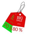 Simple design of illustration icon sale Royalty Free Stock Photo