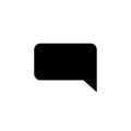 Simple Design Speech Bubble Icon Royalty Free Stock Photo