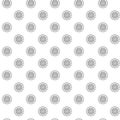 Simple disc roulette for casino games seamless pattern with various icons and symbols on white background flat vector Royalty Free Stock Photo