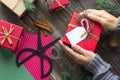 DIY Wrapping Christmas gifts