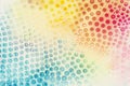 Simple dot patterns in pastel colors, representing cellular health and vitality Royalty Free Stock Photo