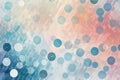 Simple dot patterns in pastel colors, representing cellular health and vitality Royalty Free Stock Photo