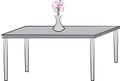 Simple drawing of table