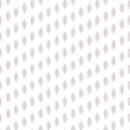 Simple drop polka dot shape seamless row pattern.