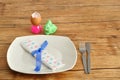 A simple easter place setting