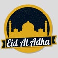 Simple Eid Al Adha logo design