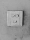 Simple electrical circuit switch close-up photo