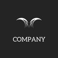 Simple and elegant company logo Royalty Free Stock Photo