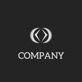 Simple and elegant company logo Royalty Free Stock Photo