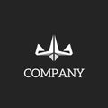 Simple and elegant company logo Royalty Free Stock Photo