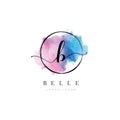 Simple Elegant Water Color Letter Type B Logo