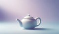 Elegant Minimalist Teapot, AI Generated