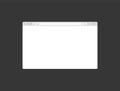 Simple empty white template for web browser. Blank mockup browser page for website. Search bar. Vector