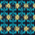 Simple ethnic styled pattern in IKAT style design 0504