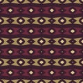 Simple Ethnic Traditional Wave Line Seamless Pattern Background Wallpaper Royalty Free Stock Photo