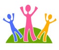 Simple Family Group Clip Art 2