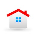 Simple family house icon